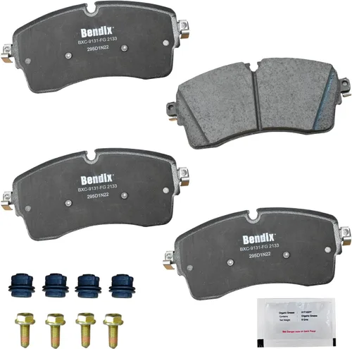 Vista 199 de Pastillas de Freno Delanteras Cerámicas Bendix Priority1 CFC430A para Modelos Selectos INFINITI G35, I30, Nissan 350Z, Altima, Juke, Maxima, Sentra