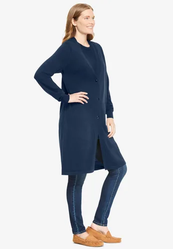 Vista 3 de Woman Within Plumero de algodón perfecto de talla grande para mujer