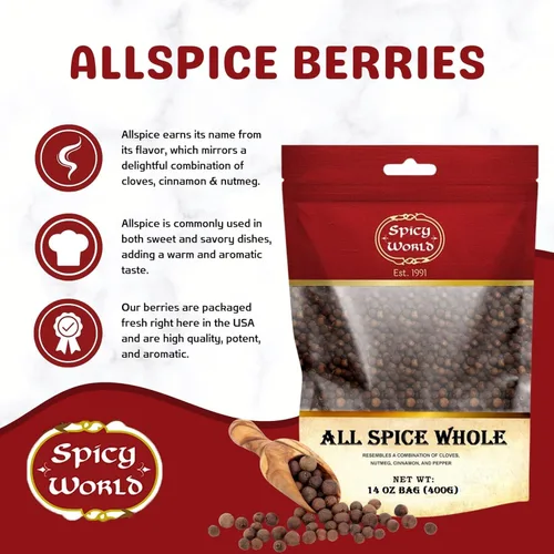 Vista 2 de Spicy World especias en grano entero, 1 libra