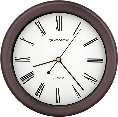 Vista 13 de JUSTIME Reloj de pared resistente al agua de 8.5 pulgadas, silencioso sin tictac, funciona con pilas, reloj analógico moderno para sala de estar