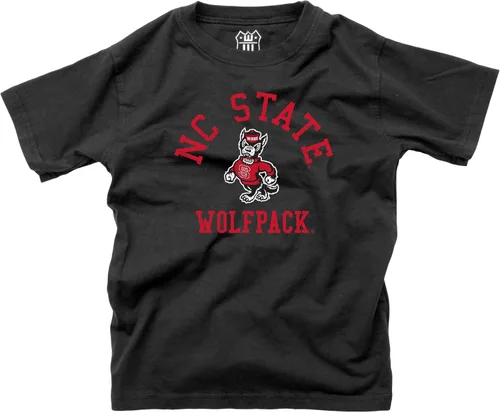 Vista 119 de Wes and Willy Camiseta de algodón orgánico de manga corta para niños de la NCAA