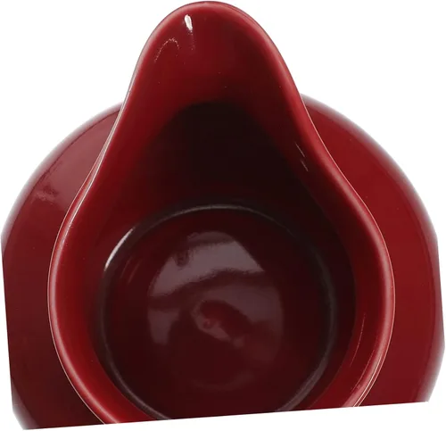 Vista 4 de Jarra de leche de cerámica para salsa de carne, recipiente de salsa de expreso, adorno para salsa, jarra de salsa de arándanos, plato para servir