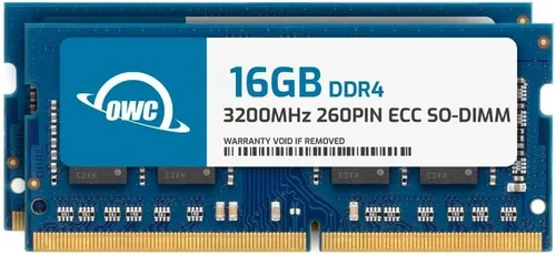 Vista 8 de OWC 16GB DDR4 3200MHz PC4-25600 CL22 1RX8 ECC sin búfer SODIMM 1.2V 260-pin