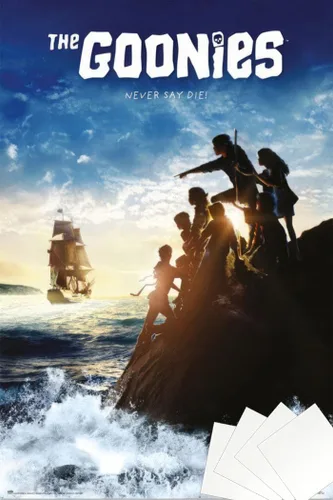 Vista 9 de The Goonies - Movie Poster (Pirate Ship - Never Say Die!) (Size: 24" x 36") (Laminated Poster)