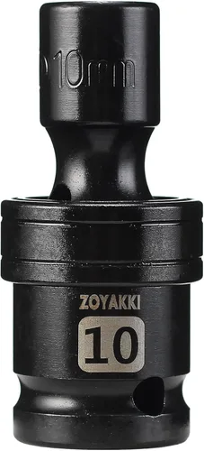 Vista 15 de Juego de llaves de impacto de 6 puntas de 1/2 pulgada - 1-1/2" (SAE), CR-MO, llave de eje de 1/2 pulgada de 6 puntas para fácil remoción de tuercas