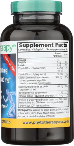 Vista 7 de Calcio líquido con cápsulas blandas de magnesio, 1000 mg, 180