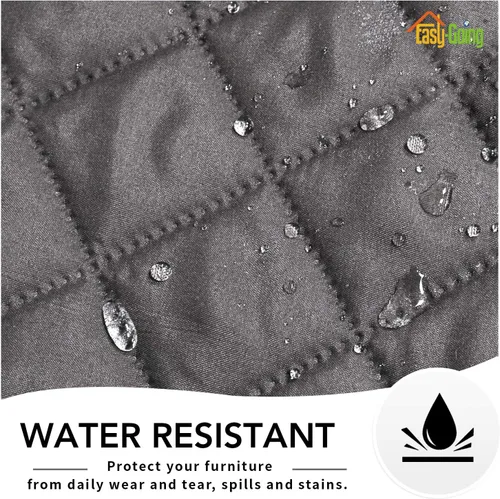 Vista 577 de Easy-Going - Funda reversible para sofá reclinable, resistente al agua, protector de muebles con correas elásticas, para mascotas y niños