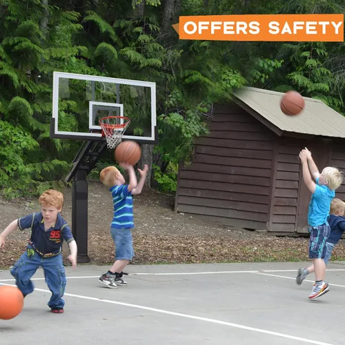 Vista 7 de Base acolchada de baloncesto de base cuadrada para baloncesto, almohadilla cuadrada de alta resistencia, para exteriores se adapta a 4 x 4 pulgadas