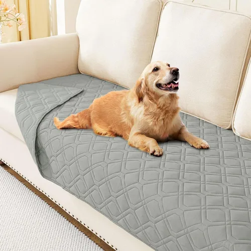 Vista 119 de hyha - Manta impermeable para cama de perro, mantas suaves para mascotas, funda impermeable para sofá para perros, fundas reversibles lavables