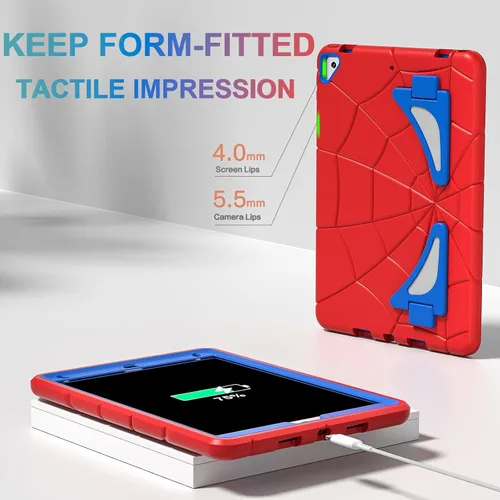 Vista 5 de Nitupai - Funda para iPad de 9.ª generación/iPad de 8.ª y 7.ª generación, funda protectora resistente a los golpes de 10.2 pulgadas 2021/2020/2019