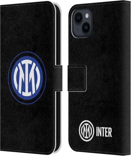 Vista 113 de Head Case Designs Officially Licensed Inter Milan Flag Badge Leather Wallet Case Compatible with Apple iPhone 7 Plus/iPhone 8 Plus