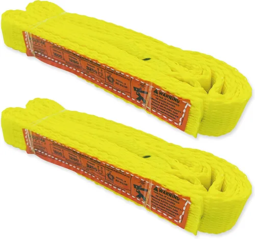 Vista 21 de Correa de 1 capa de correas de elevación de 1 x 4 pies, 1 paquete de correa de red resistente, aparejo móvil de remolque KODIAK STRAPS