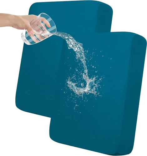 Vista 70 de Easy-Going Fundas de cojín 100% impermeables de 3 piezas para sofá seccional, izquierdo/derecho en forma de L, funda antideslizante para sofá, 2