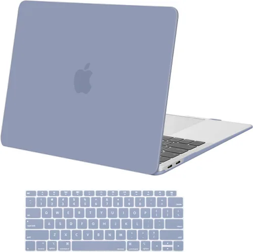 Vista 9 de MOSISO Funda compatible con MacBook Air de 13 pulgadas 2022 2021 2020 2019 2018 lanzamiento A2337 M1 A2179 A1932 Touch ID, cubierta rígida