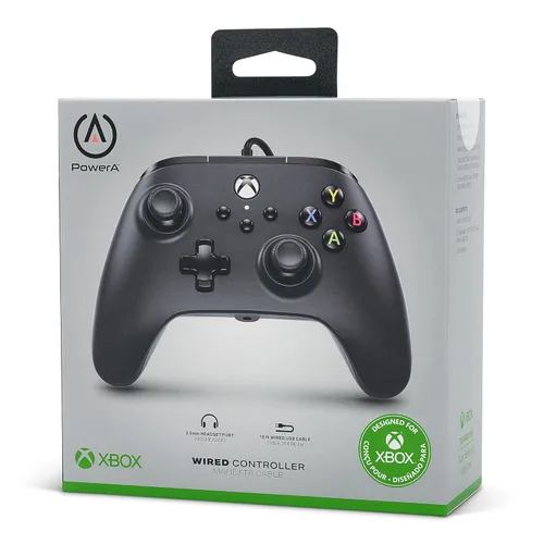 Vista 9 de PowerA Wired Controller for Xbox Series XS - Black, gamepad, video game controller, gaming controller, works with Xbox One and Windows 1011