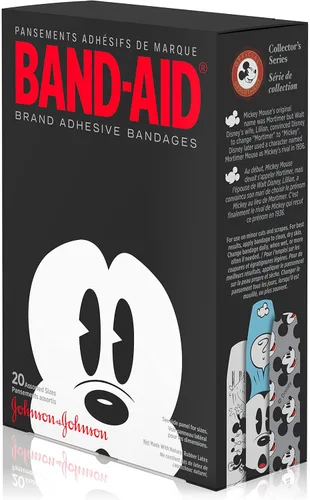 Vista 7 de Band-Aid vendas adhesivas decoradas, Disney Mickey surtido, 20 Count, 1, 1
