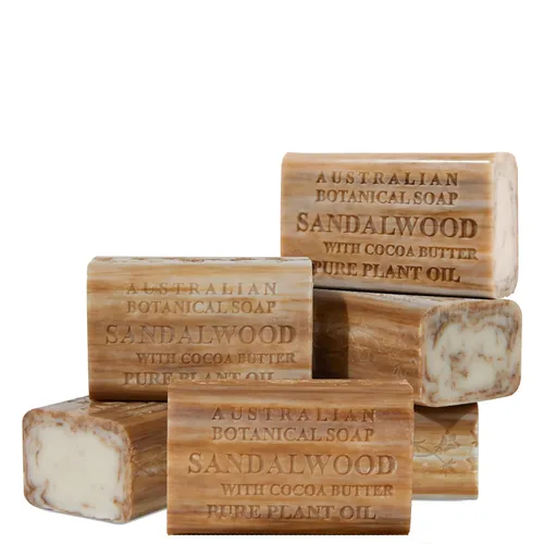 Vista 29 de Australian Botanical Soap Barra de jabón de lujo triple molida de coco con aceite de lima de 6.6 onzas, enriquecida con manteca de karité, cáscaras