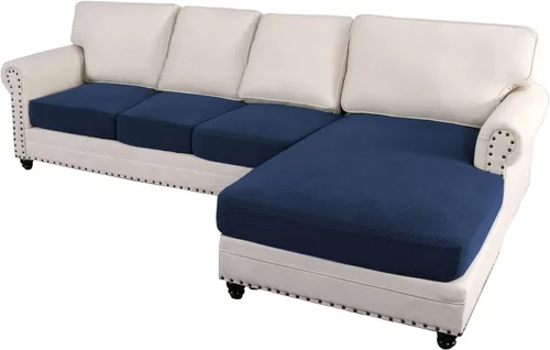 Vista 27 de ADPON Fundas de sofá modular, funda de cojín para sofá, funda de cojín independiente en forma de L para sofá seccional izquierdo y derecho