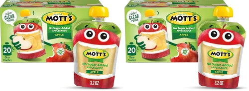 Vista 26 de Mott's Puré de manzana y canela, bolsas transparentes de 3.2 onzas, paquete de 20