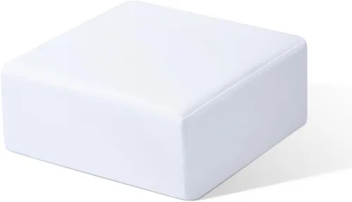 Vista 15 de TOPPURE Almohada de espuma viscoelástica con forma de cubo para dormir de lado, almohadas cuadradas para aliviar el dolor de cuello y hombros