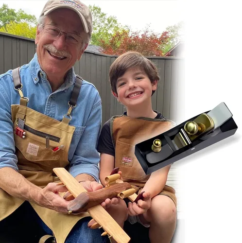 Vista 5 de Mini cepilladora de madera, plano de mano de bloque, avión de madera, herramienta de mano de madera, perfecta para carpintería, recorte, alisado