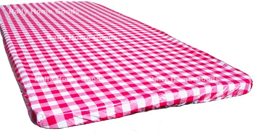 Vista 20 de Rally Home Goods Mantel redondo de vinilo ajustable para interiores y exteriores, respaldo de franela, borde elástico, funda de plástico impermeable