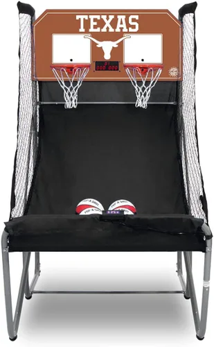 Vista 34 de Pop-A-Shot - Home Dual Shot with NCAA Graphics l Sensor Scoring l 16 Game Modes l 7 Balls l Foldable Storage l for All NCAA Fans