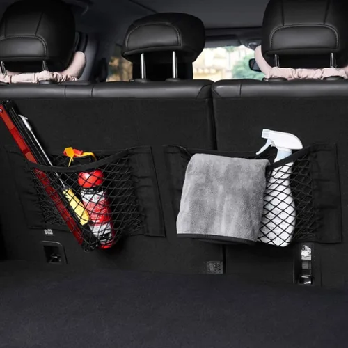 Vista 4 de Para Citroen Ds Ds4 Ds4s Ds5 Ds6 Ds7 Ds5ls Ds3 red de almacenamiento elástica para el respaldo del asiento del maletero del automóvil accesorios