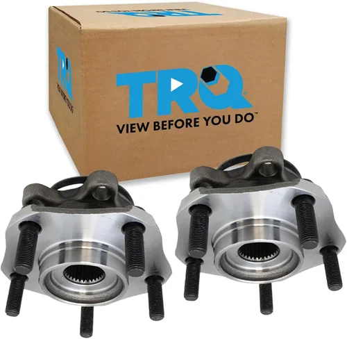 Vista 94 de TRQ Juego de 2 rodamientos de rueda delantera y conjunto de cubo compatible con Tesla 3 2020 Y 2018-2019