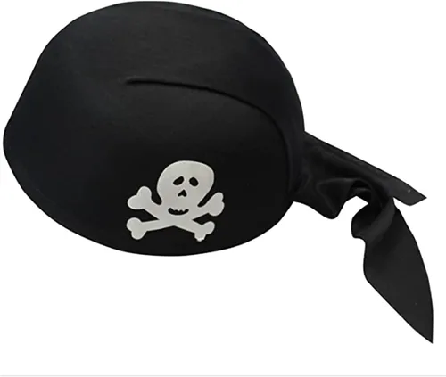 Vista 3 de Accesorios de pirata, juego de accesorios para disfraz de la marca Funny Party Hats, M
