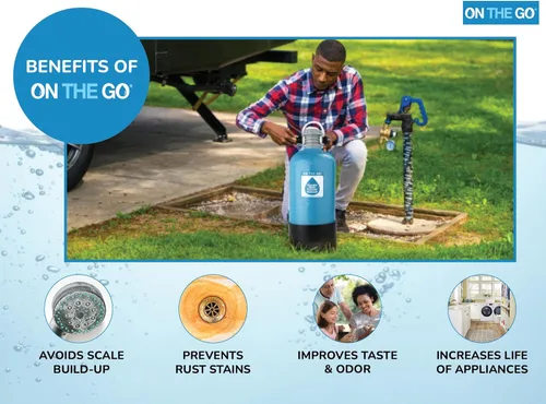 Vista 2 de On The Go otg4-dblsoft-portable 16.000 grano RV suavizador de agua