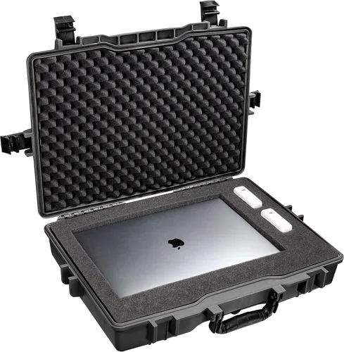 Vista 8 de Eylar Funda rígida grande de 22 pulgadas, cámara, herramientas, equipo para laptop con logotipo personalizado, placa grabada, impermeable
