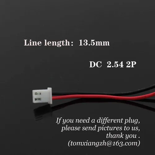 Vista 3 de VIDAR Batería recargable de iones de litio 7.4V 3100mAh Batería de iones de litio de alta capacidad con JST PH2.54/2P Plug-in (personalizable)