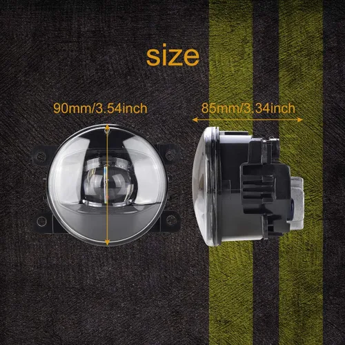 Vista 2 de Nueva generación de luces antiniebla Retrofit y mejora para automóviles.