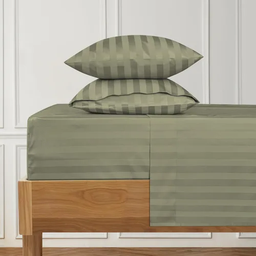 Vista 108 de URBANHUT Juego de sábanas de algodón egipcio de 1000 hilos tamaño completo, 4 piezas, suaves y transpirables, sábanas de hotel de lujo que se