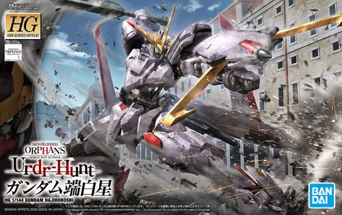 Vista 3 de Bandai Hobby - Gundam Iron-Blooded Orphans - #41 Gundam Hajiroboshi, Bandai Spirits HG IBO 1/144 Kit