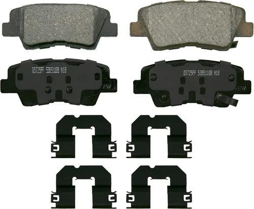 Vista 10 de Wagner Brake ThermoQuiet QC1848 Juego de pastillas de freno de disco de cerámica