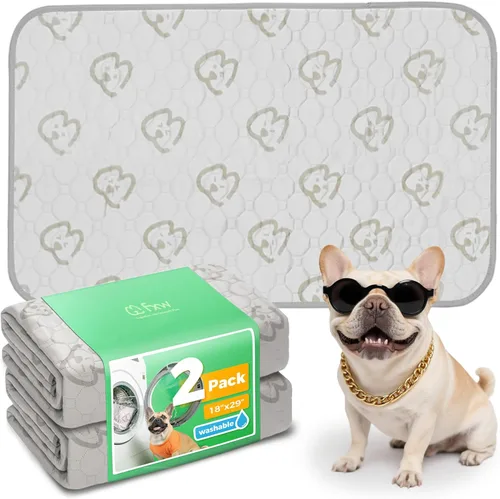 Vista 63 de FXW - Almohadillas lavables para orina de perros con superabsorción, diseñadas para jaulas de 42 pulgadas, 41 × 27 pulgadas rectangulares, boho, 2