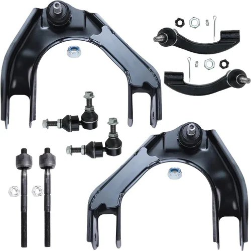 Vista 116 de Detroit Axle - Kit de brazos de control delanteros de 8 piezas para Toyota Sienna 2004-2010, 2 brazos de control inferiores con rótulas, 4 barras