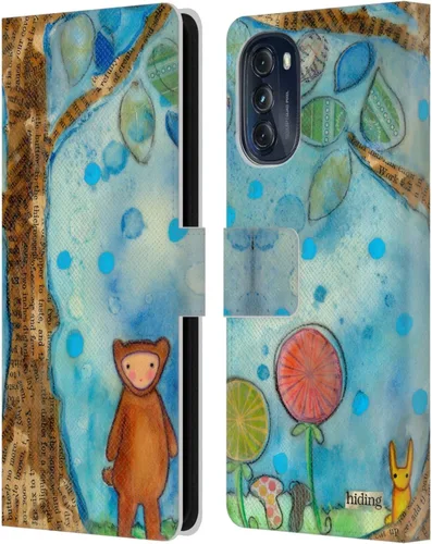 Vista 9 de Head Case Designs Officially Licensed Wyanne Quiet Nature 2 Leather Book Wallet Case Cover Compatible with Motorola Moto G (2022)